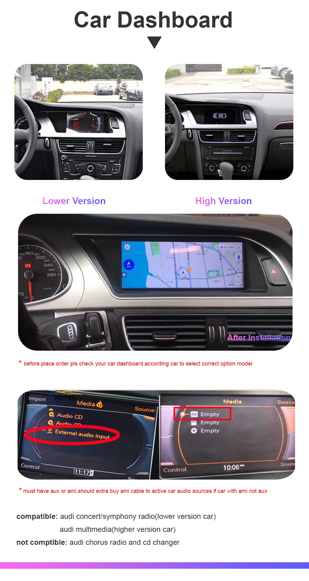 Multimídia para Audi Unidade de Cabeça do Navi do Gps do Google 2 + 32gb Sistema Multimídia Automotivo Android Tela a4 b8 09-16 Ips Touch Screen Swc bt 10 10 Reprodutor multimídia automotivo