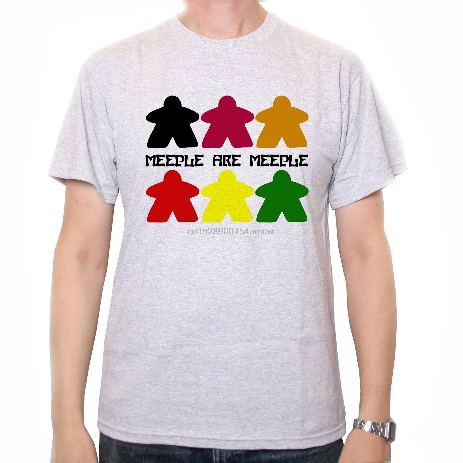 Футболка MEEPLE ARE для настольной игры геймеров ролевых игр Каркассон и т. Д.! |