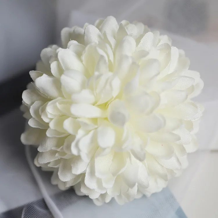JAROWN Artificial Flower Head Ball Chrysanthemum Flowers Dandelion Silk Fake Flower Wedding DIY Decoration Home Decorative (9)