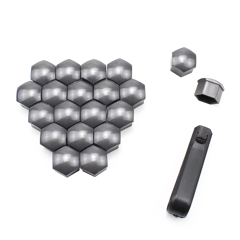 Wheel Nut Caps Wheel Nut Covers Bolt Nut Covers 17mm For Audi A1 A3 A4 A5A7 A8 VW Golf
