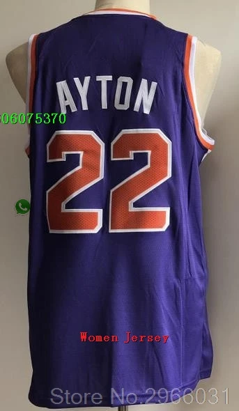 А+++ Феникс качество для женщин и взрослых#1 DEWIN Booker 22 DeAndre Ayton Jersey