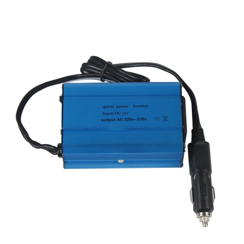 400 Вт DC12V к ac220в автомобильный инвертор питания двойной USB автомобильный переходник преобразователь питания универсальный модифицированный синусоидальный
