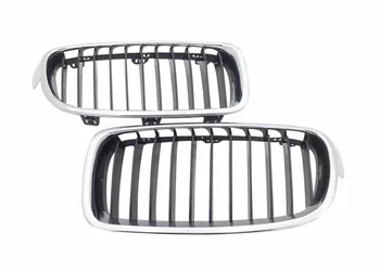 

1Pair Right Left Side Car Chrome Front Kidney Hood Grille Radiator Grilles Upper Grills For BMW 3series F35 2012-2014