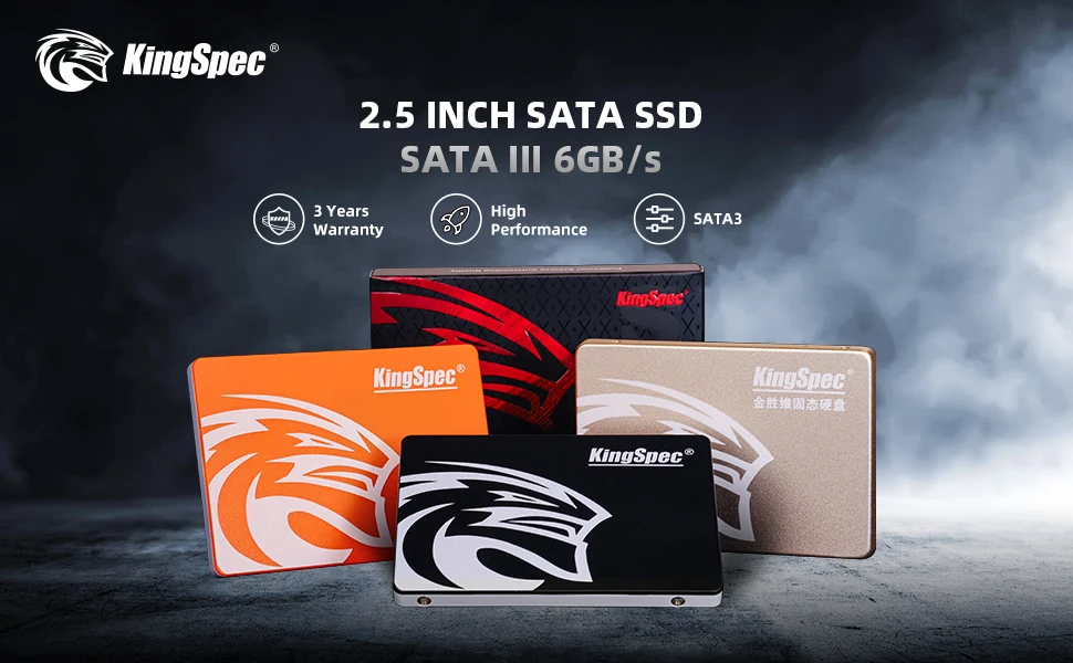 external hard drive box Kingspec SATA3 Cable Sata to USB 3.0 Adapter Up to 6 Gbps Support for 2.5 Inch External SSD HDD Hard Drive 22 Pin Sata III Cable 3.5 inch hdd case