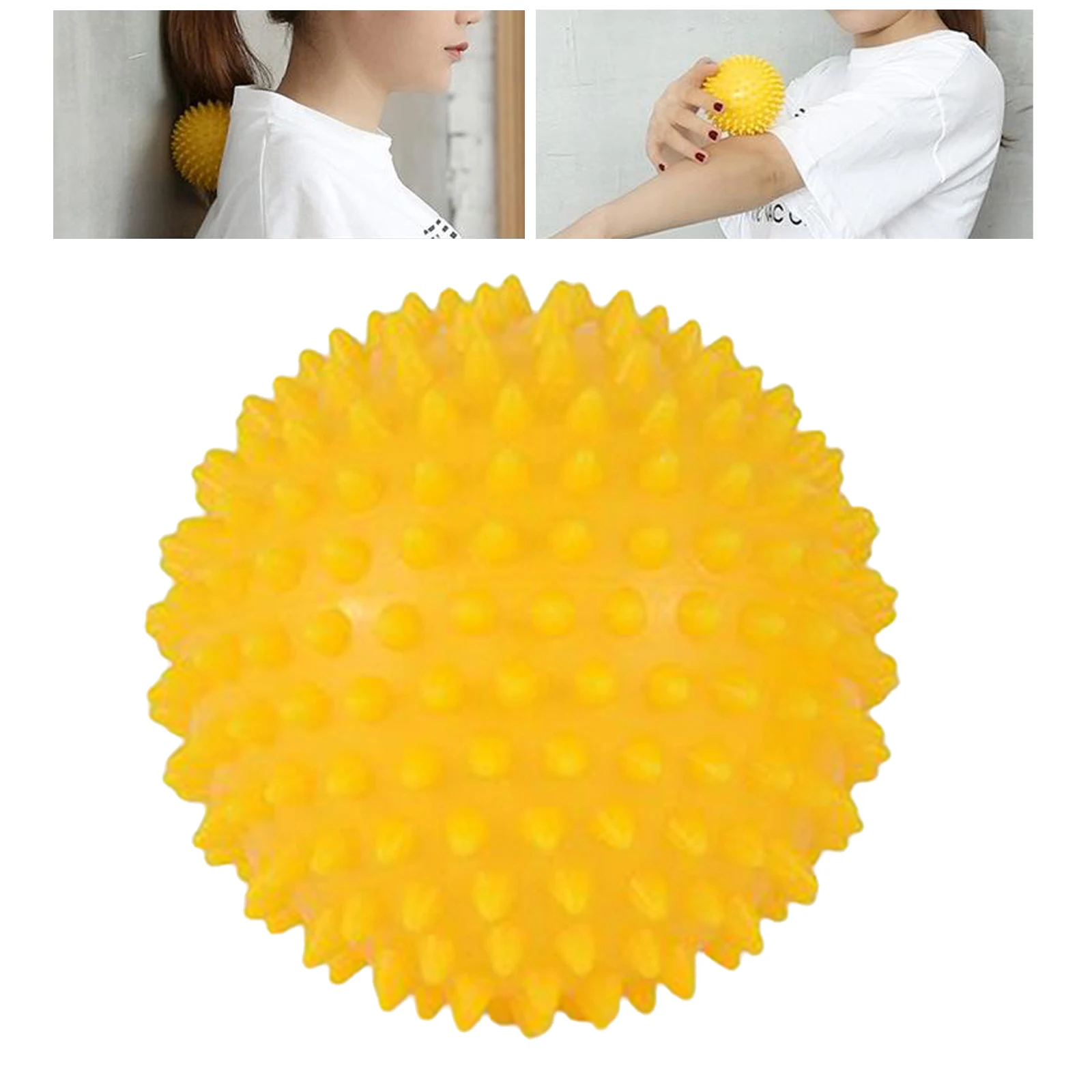 Foot Hand Spiky Massage Ball for Back Body Blood Circulation Massaging 7.5cm