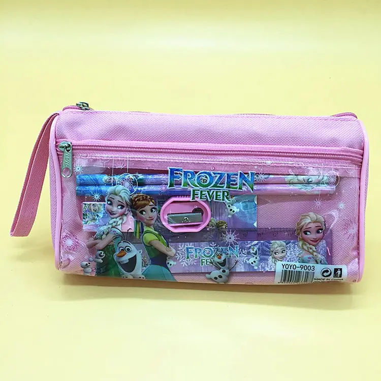 Big Sale Stationery-Set Pencil-Case Frozen Elementary School Double-Layer Disney 7pcs Ruler Supplies 1gNWbzmOa68