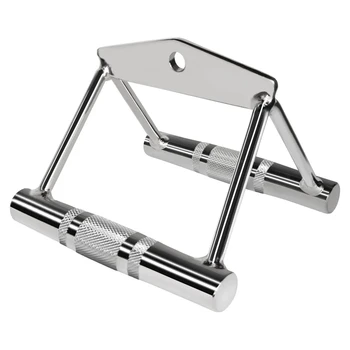 

SEWS-Tricep Bar Double D Row Handle Cable Landmine Attachment for Barbell Exercise Equipment