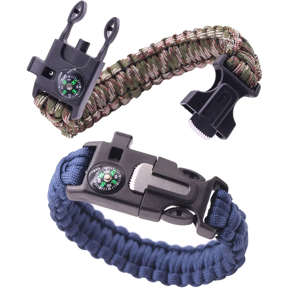 Браслет плетеный из Паракорда для мужчин и женщин многофункциональный походный