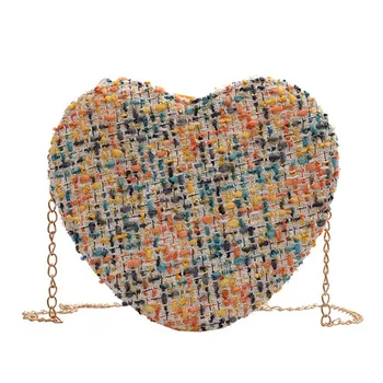 

Crossbody Bags For Women Small Heart Square Clutch Bag torebka damskaWild Casual Messenger Handbag Shoulder Bag sac a main #C8