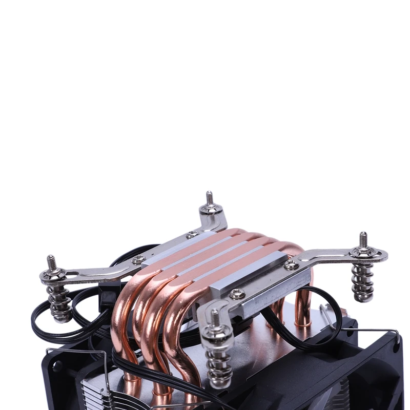Lanshuo чистый Медь 4 тепловая труба Термальность процессорный кулер для Lga/1150/1151/1155/1156/1366 Intel Многоплатформенный радиатор процессора 3