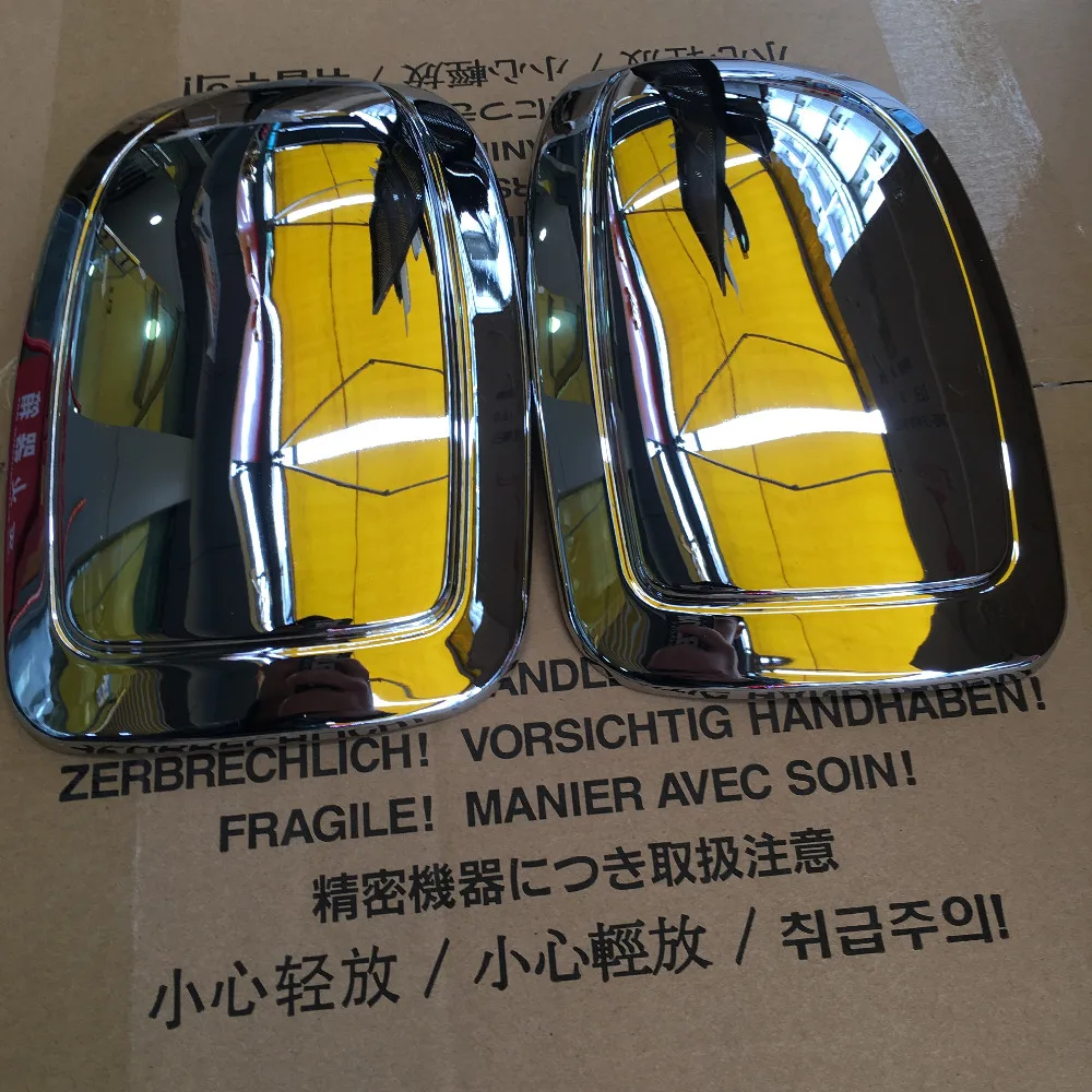 

Car Styling 2x Chrome Silver Mirror Cover Tirms For Cadillac escalade 2001 2002 2003 2004 2005 2006