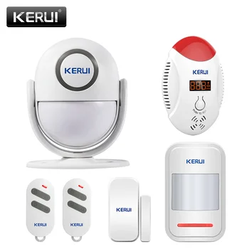 

Home Security Alarm Welcome Alarm Chime Wireless Security Protection KERUI P6 120DB Infrared Sensor Door Sensor Door Bell Alarm