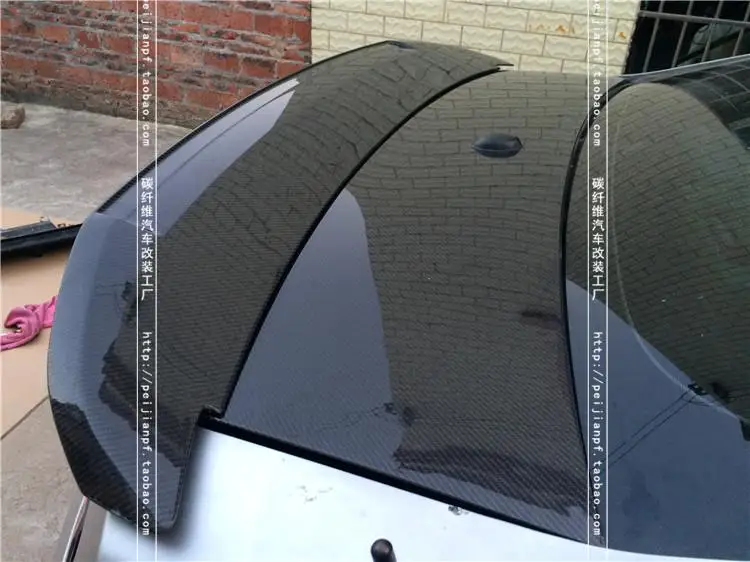 Подходит для FORD MUSTANG 2009-2013 задний спойлер из углеродного волокна заднее крыло