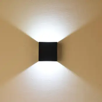 

Adjustable 6W LED Indoor Lighting Wall Lamp Modern Home Lighting Decoration Sconce Aluminum Lamp AC85-265V For Bath Corridor