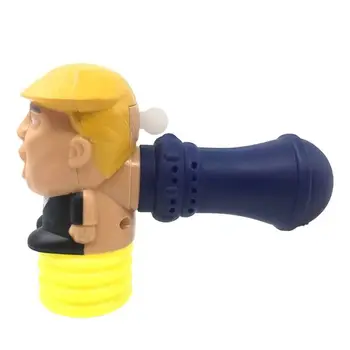 

Funny America President Talking Hammer with LED Light Noise Maker Children Playing Toys Stress Relief Toy