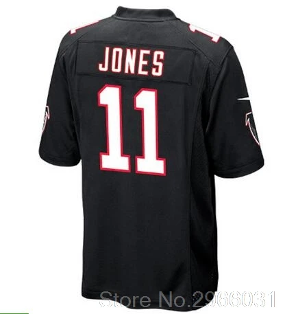 For men Качественная мужская майка Julio Jones 11 Deion Sanders 21 Matt Ryan 2 Devonta Freeman 24 Keanu Neal 22 - Цвет: For men