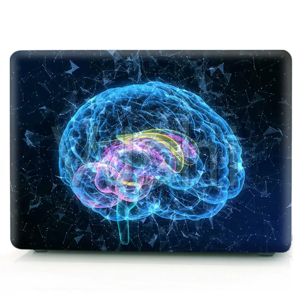 Чехол для ноутбука Brain для Macbook Pro 13 15 чехол из ПВХ с рисунком для Macbook Pro 13 15 Touch bar A1707 A1989 A1990 чехол
