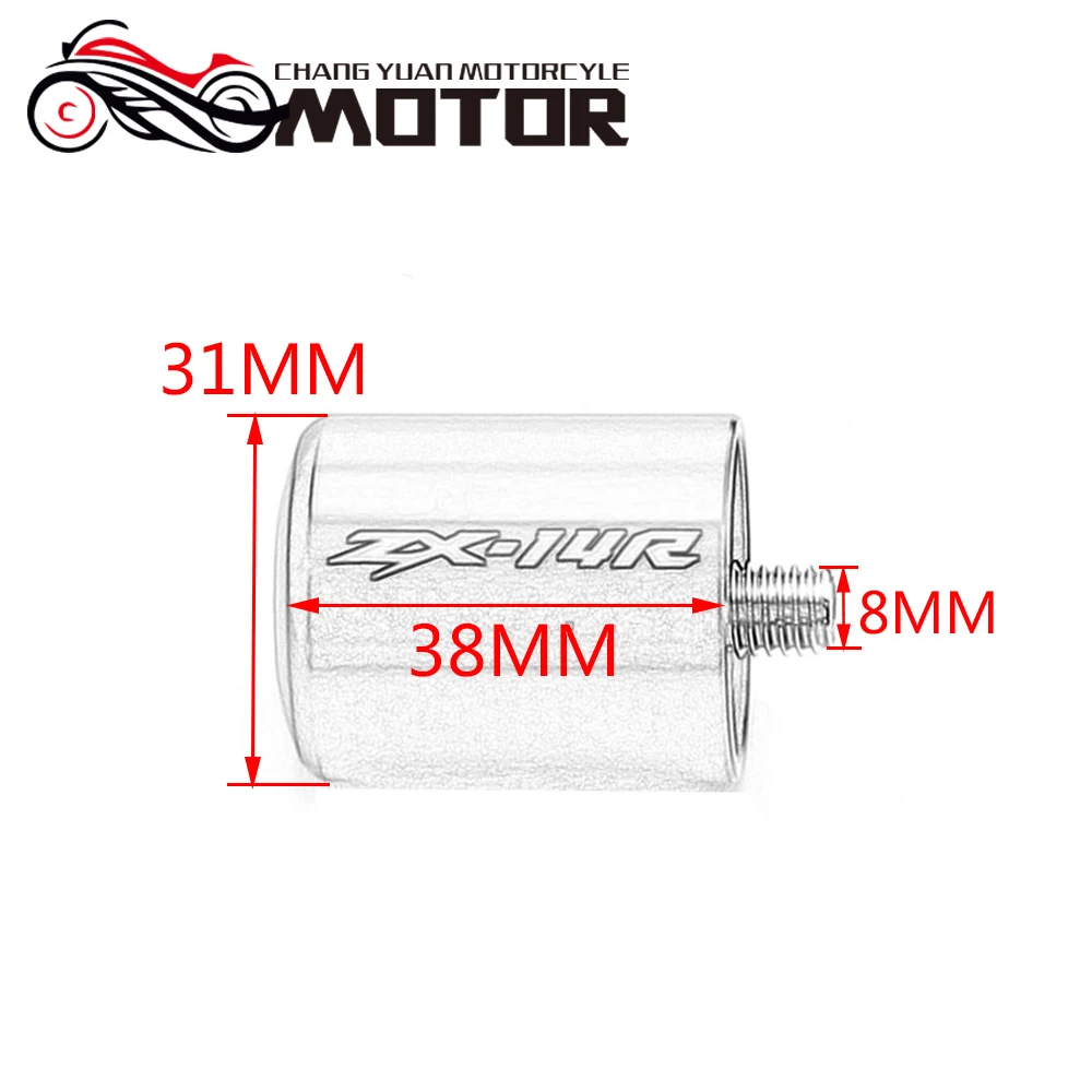 Empugnadura de manillar CNC para motocicleta barra экстремальные tapa deslizador para KAWASAKI NINJA ZX1400/ZX14R/ZZR1400 2006