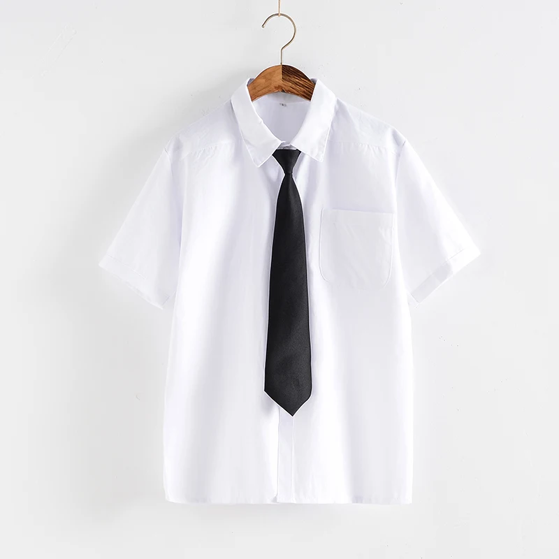 Мужской JK Sailor форма для средней школы, комплект для студентов, мальчиков, выпускник в стиле Харадзюку, стиль, топ, блузка, штаны с высокой талией - Цвет: Short sleeve mens