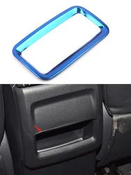 Boîte de rangement d'accoudoir arrière pour Mg Zs Suv 2017 2018 2019, couvercle de garniture, cadre de décoration, accessoires d'intérieur de voiture 