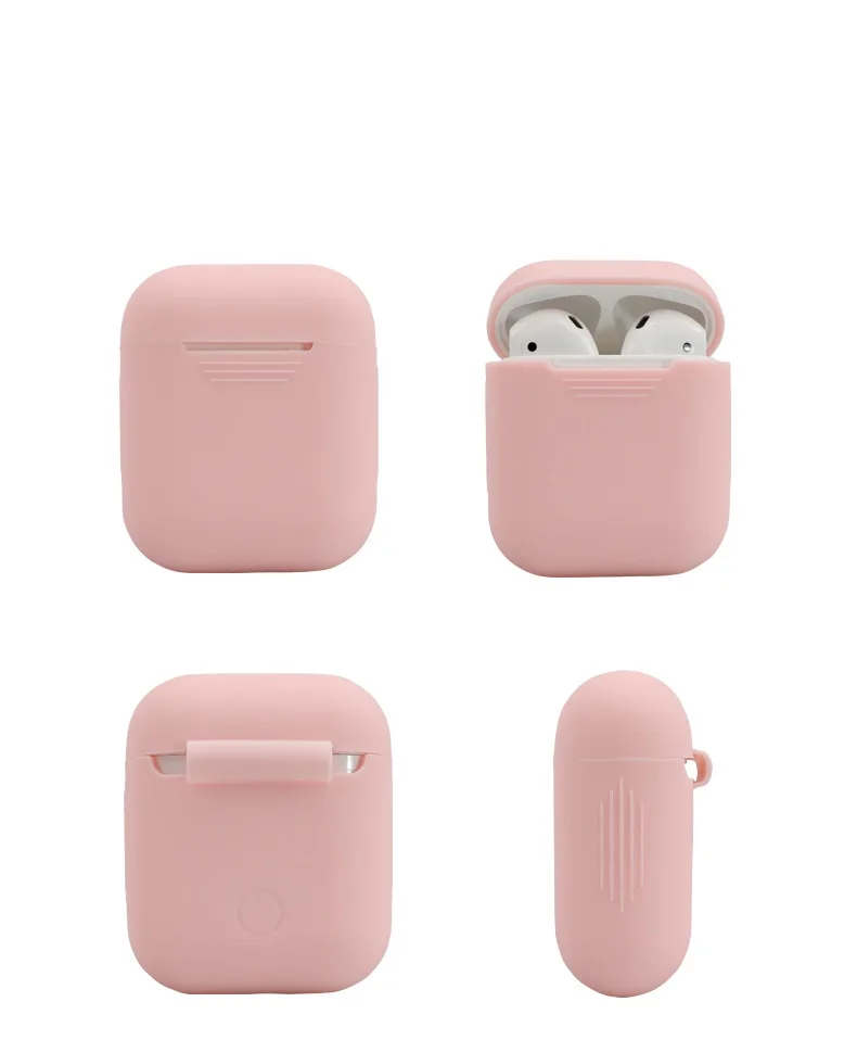 Мягкий силиконовый чехол, наушники для Apple Airpods, чехол, Bluetooth, беспроводные наушники, защитный чехол, коробка для Air Pods, наушники, сумка