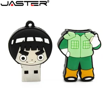 

JASTER Wholesale 100% capacity Naruto usb Flash memory card 4gb-32gb free delivery Creative U disk memory stick gift