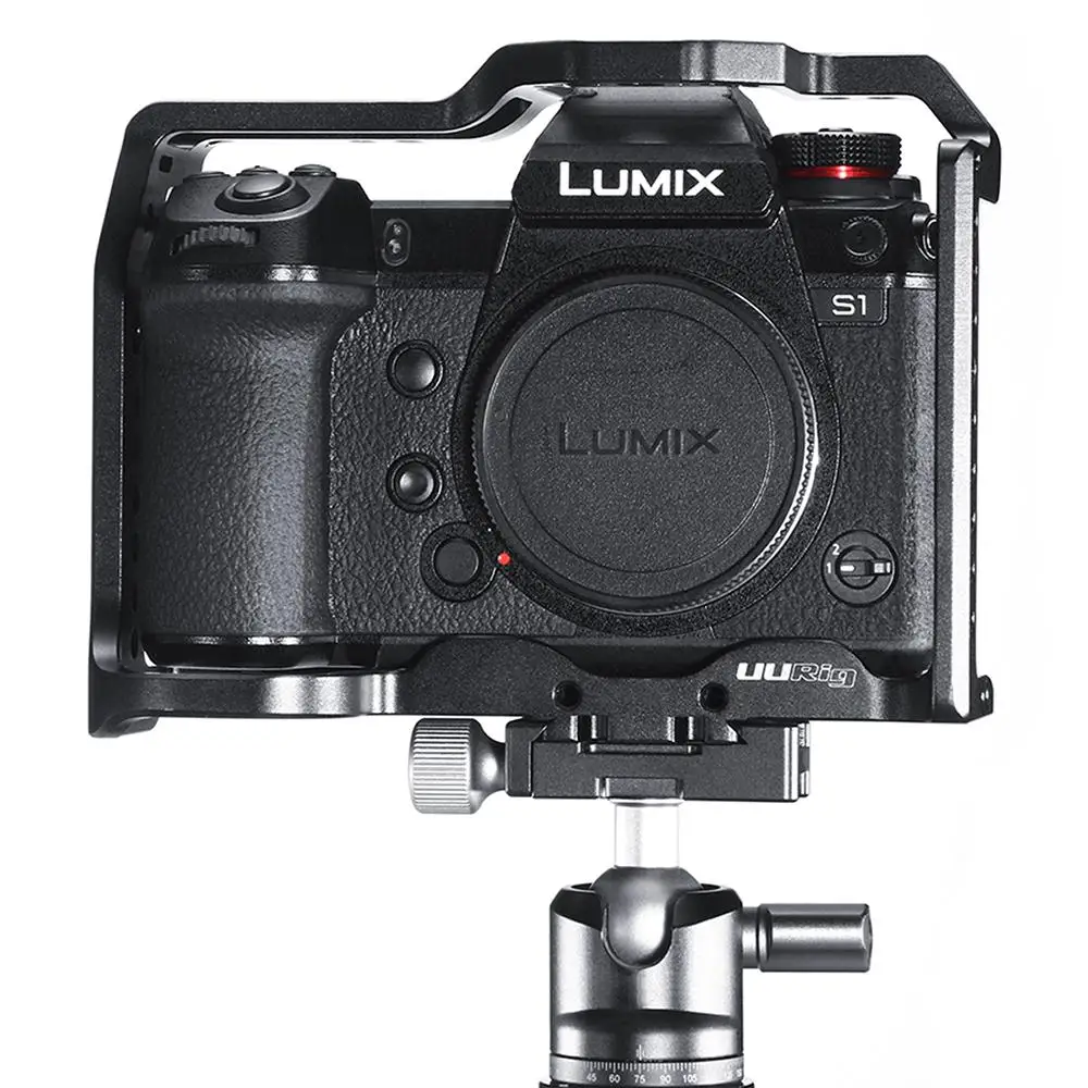 UURig C-S1 камера металлическая клетка для Panasonic DC-S1/S1R защитный корпус клетка быстросъемная пластина аксессуары для камеры