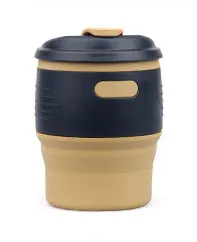 Цвет: желтый Folding Water Container Silicone Coffee Cup Multifunctional Large Size Tea Cup Kitchen Supplies Insulation Outdoor Drinking Cups - Цвет: Цвет: желтый