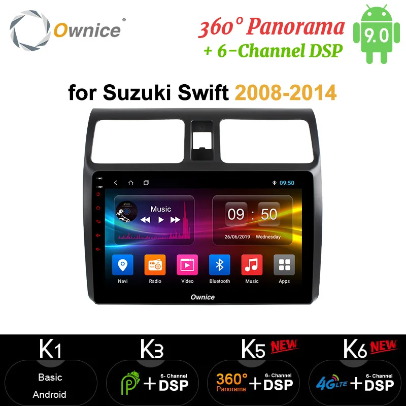 Ownice Octa core Android9.0 автомобильный Радио gps DVD плеер carplay 4G LTE 360 панорама DSP SPDIF 64G ROM для
