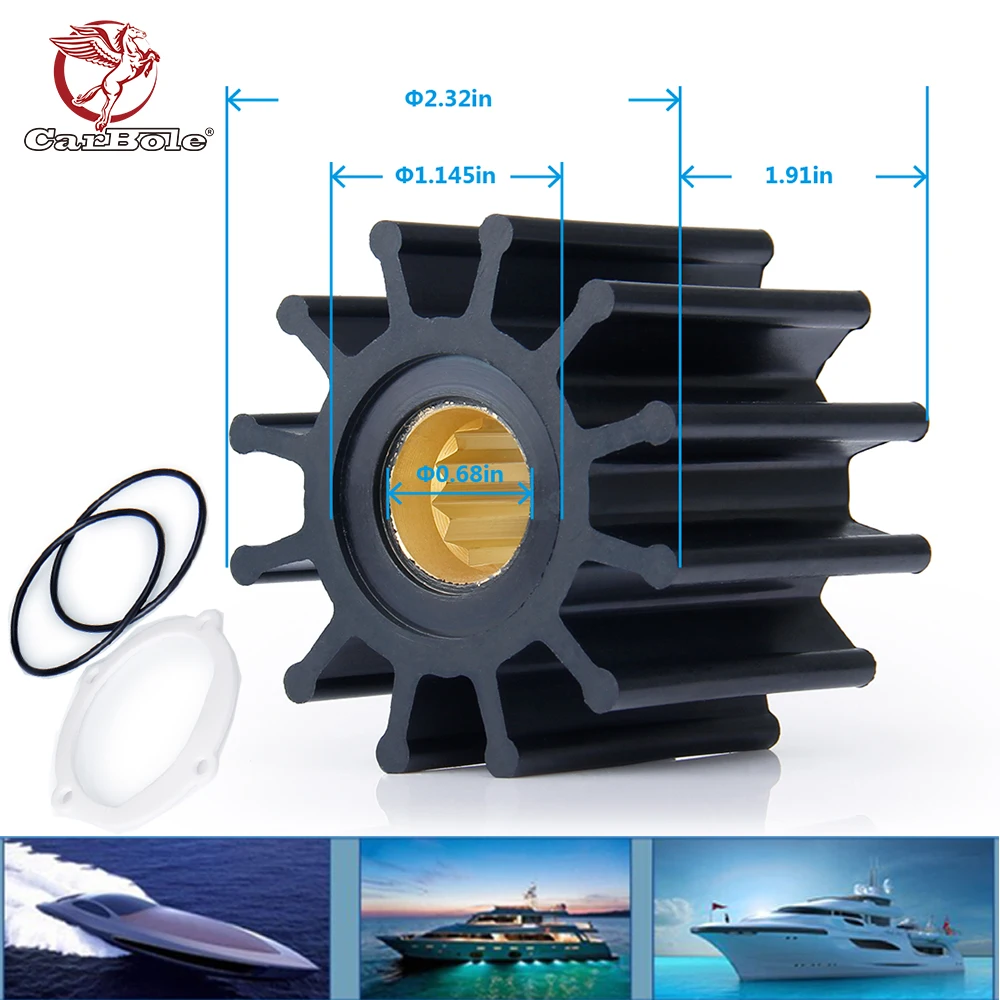 Carbole High Quality Water Pump Impeller Repair Kit Replaces For