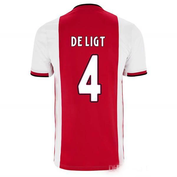 home Ajaxes взрослая футболка футбольная Джерси Home Out TADIC VAN BEEK NERES de ligt футбольная рубашка - Цвет: home
