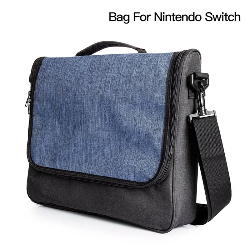 Travel bag Portable Protective Messenger Bag Shoulder Bag with Multiple Pockets for Nintend Switch