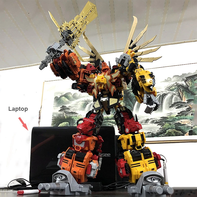 60cm Big 6 In 1 Robots Dinobots Combiner Dinosaur Rangers Action Figure Transformation Robots Children Best Gifts Megazord Toys Action Figures Aliexpress