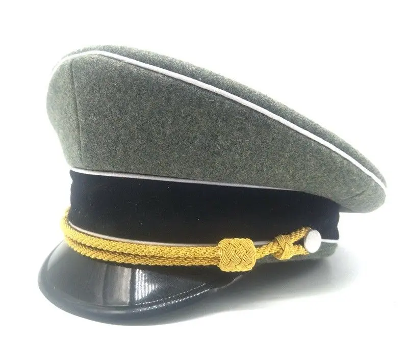 Репродукция немецкой армии Второй мировой войны элитный офицер козырек