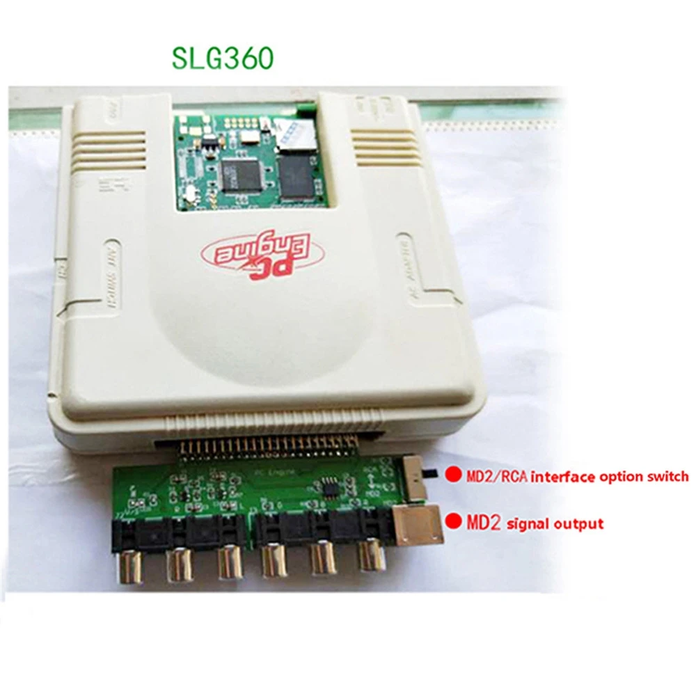 Замена RGBS Video Booster SLG360 для NEC PCE PC Engine Grafx игровая машина выход сигнала аудио