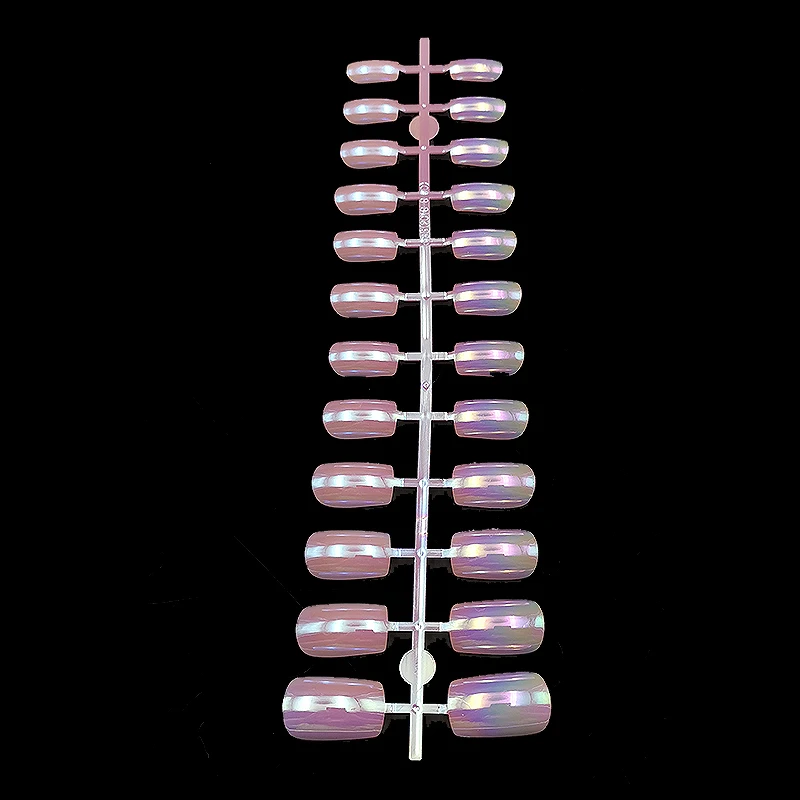 Fingerqueen 24 шт короткие накладные ногти полное покрытие поддельные ногти ABS Искусственные Советы украшения для дизайна ногтей женские косметические средства для ногтей удлинитель - Цвет: FQAB8