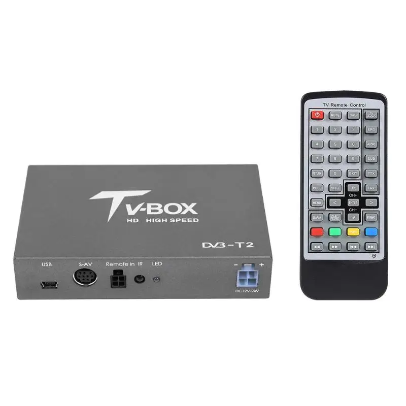 12 V-24 V автомобиль мобильный DVB-T2 цифровой ТВ приемник блок тюнера для автомобиля DVD Радио Видео Системы MP5 плеер сильный приемник сигнала при разнесённом приёме