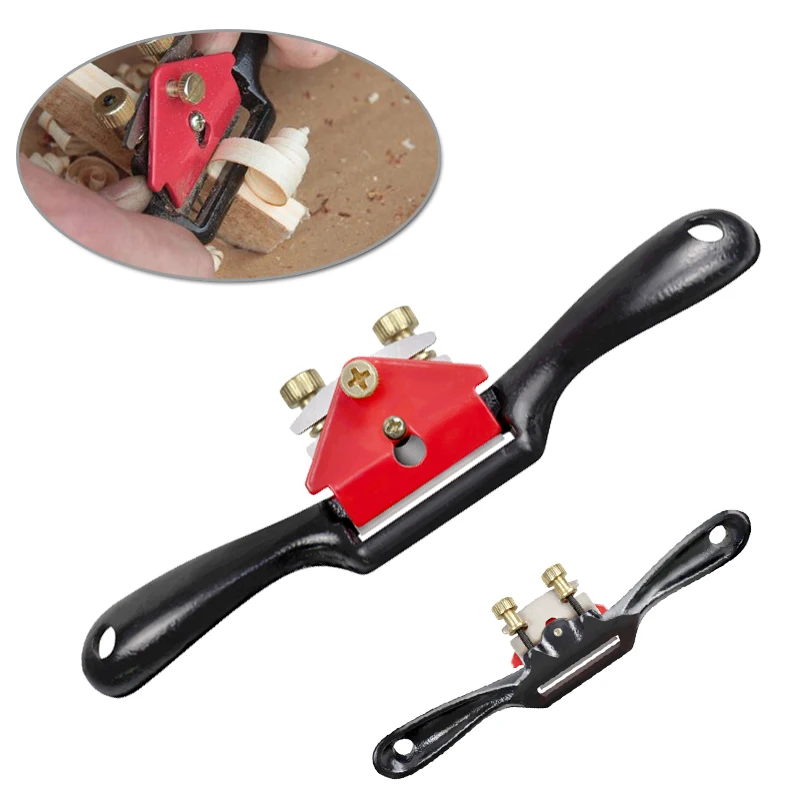 9inch Adjustable Woodworking Cutting Edge Hand Tool Manual Planer Spoke