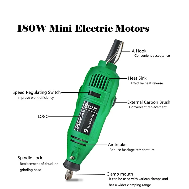 Гравер Dremel Мини дрель 180 Вт Мини DIY сверлильный станок гравировальная ручка шлифовальный мини электрический DIY дрель роторный инструмент полировка шлифовка