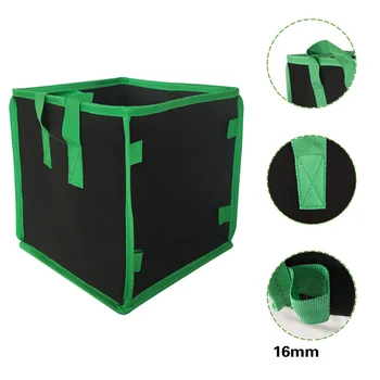 

Portable Garden Vegetable Bags Garden Grow Bag Hanging Planter Flower Bags Plant Pouch with Handles Potted Plant Container