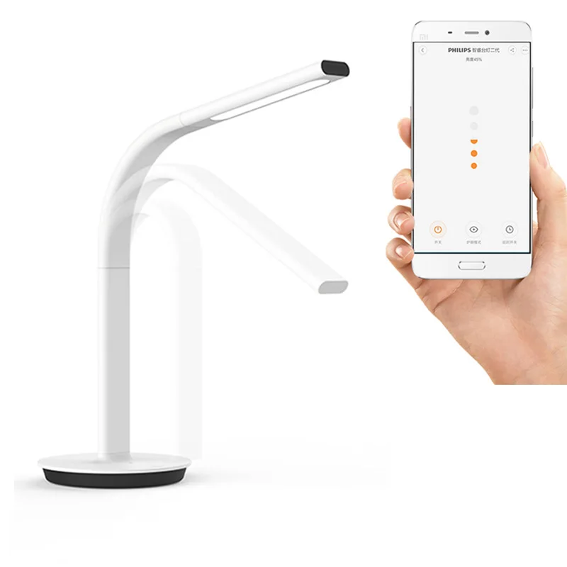 Оригинальная настольная Светодиодная лампа Xiaomi Mijia Smart DeskLamp 2-я настольная лампа DeskLamp Desklight 4000K 10W Dual light IOS Android APP control