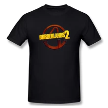 Borderlands 2 Text Casual O-Neck Men's Basic Short Sleeve T-Shirt 100% Cotton Tee Shirt Printed Borderlands 2 Text Casual O-Neck Men's Basic Short Sleeve T-Shirt 100% Cotton Tee Shirt Printed
