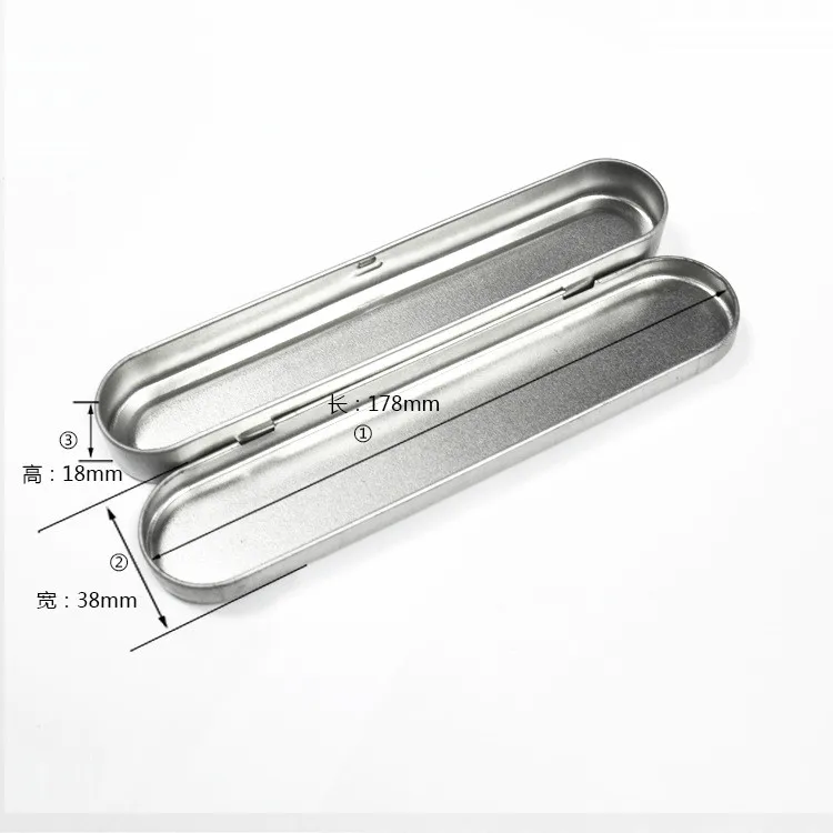 DHL-200pcs-Plain-silver-tin-box-17-8-cm-x-3-8-cm-x-1-8cm (2)