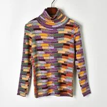 Качественный кардиган с высокой горловиной, вязаный женский свитер F80787