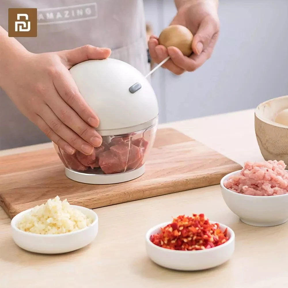 Youpin Jordan&Judy meat grinder manual pull vegetable small meat