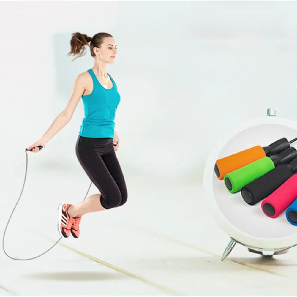 

Crossfit 2.8m Jump Rope PVC Adjustable Skipping Rope for Home Exercise Outdoor Sports and Fitness Workout Equipments