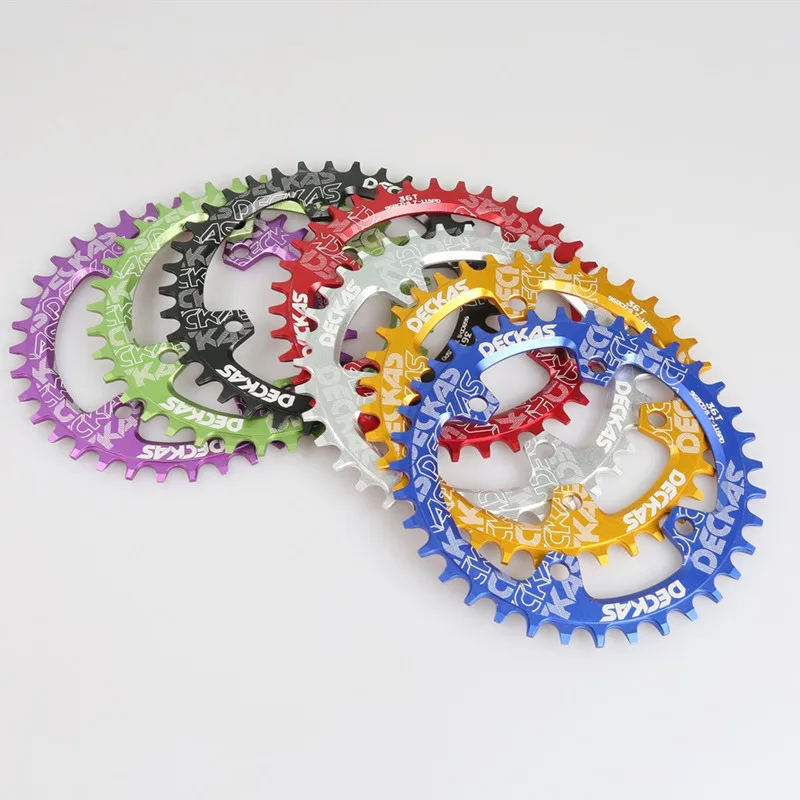 DECKAS овальное кольцо цепи велосипеда 96BCD MTB для 11 скоростей M7000 M8000 M9000 32 38T|Шатун и