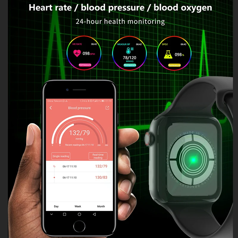 IWO 8 MAX Smart uhr Full Touch Fitness Tracker Sport Smartwatch Armband Ersatz für Android IOS Pk W34 xiaomi iwo 8 10