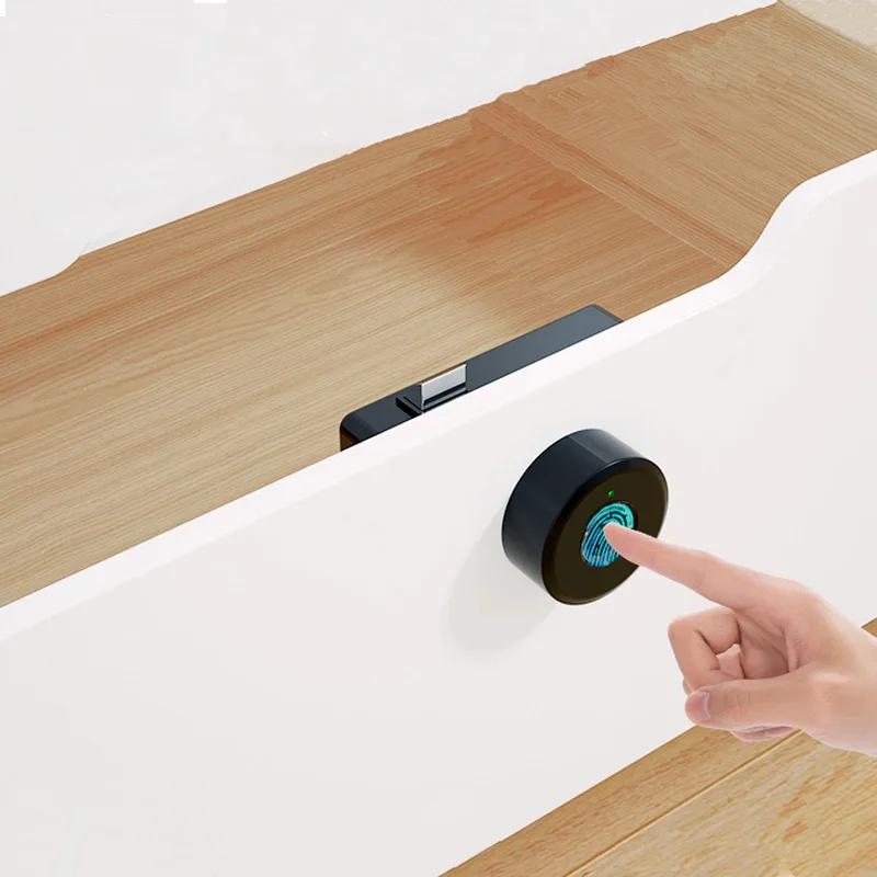

MIni Drawer Intelligent Electronic Security Keyless Cabinet Lock Storage Door Fingerprint Lock Furniture Digital Locker Lock