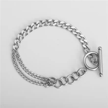 Stainless steel bracelet/couple/women/punk/bileklik/femmeStainless Steel Bracelet pulsera hombre for women punk bracelet homme